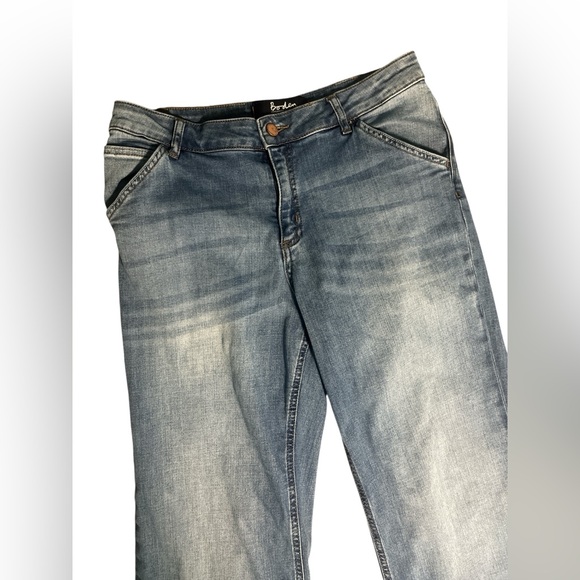 Boden The Windsor Wide Leg Jean Size 14 - Picture 2 of 6